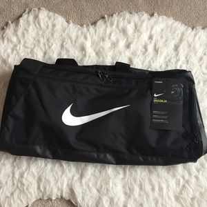 Small Black Nike Brasilia Duffle Bag